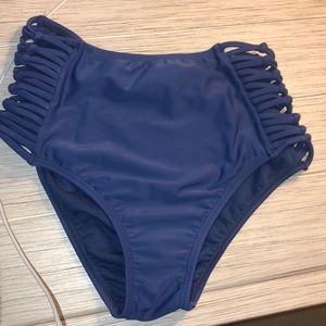 High waisted bathing suit bottoms